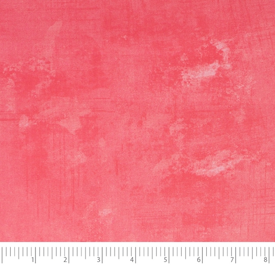 SINGER Raspberry Grunge Tonal Print Cotton Fabric